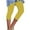 Yellow#2, variant on HAJWOH Capri Leggings for Women Cotton Leggings Stretch Summer Lightweight Casual Athletic Running Workout Yoga Pants