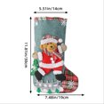 thumbnail image 2 of ¡Ahorra con Rebajas!, Valla para medias navideñas, bolsa de regalo navideña, decoración colgante para árbol de Navidad, bolsa de dulces decorativa Akmoler, 2 of 8