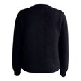 thumbnail image 2 of Suéter George para Mujer, Textura Boucle, Botones Plateados Negro Talla Ch, 2 of 4