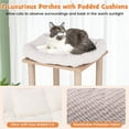 thumbnail image 6 of Zephypaws 47" Wooden Cat Tree Houses for Indoor Cats ,Multi-Level Cat Tower Wood Cat Condo for Adult Cats Furniture, 6 of 8