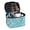 Blue White Abstract, variant on HELLHERO Lily of The Valley Pattern Make up Bag with Brush Slots Multi-Function Makeup Organizer Wide-open Polyester