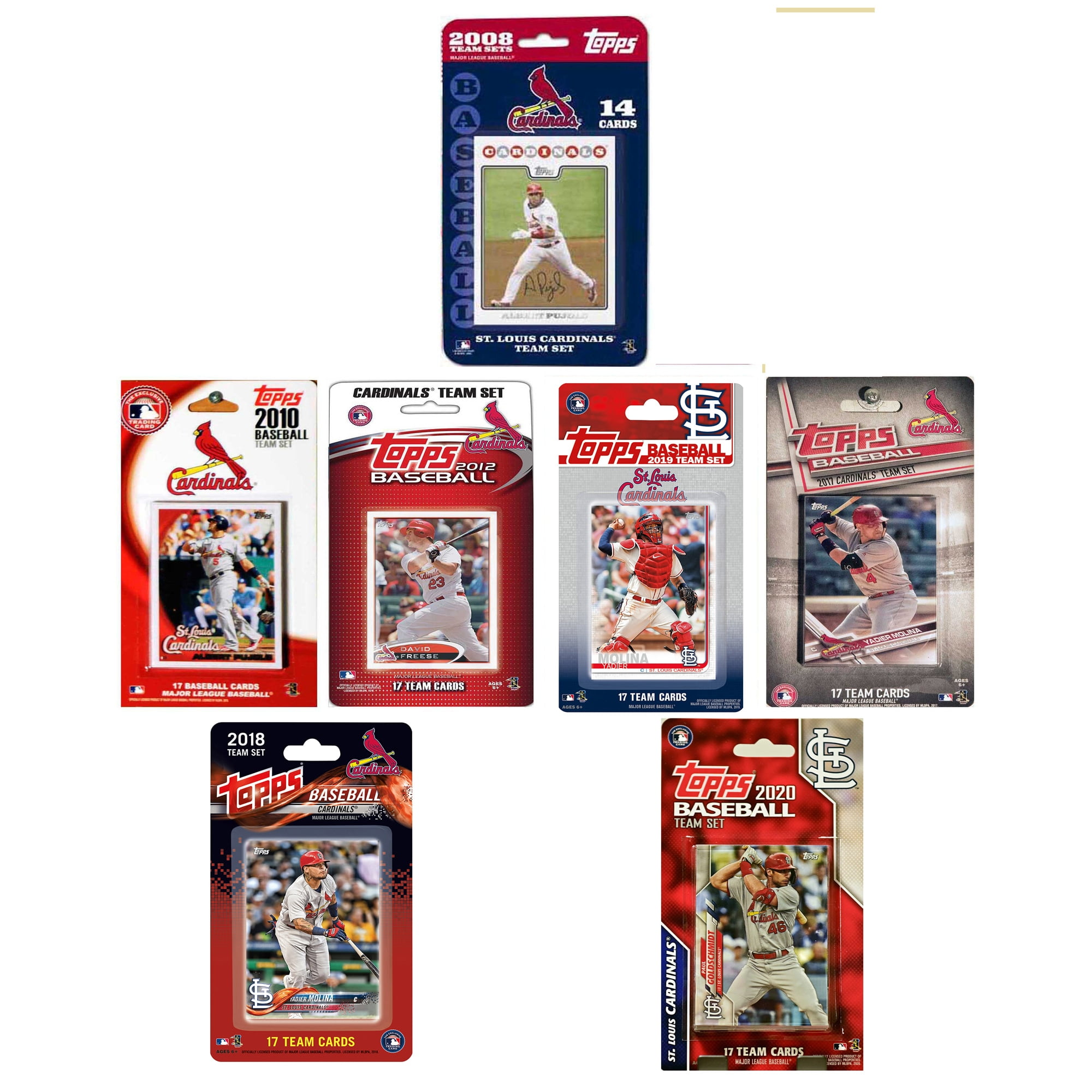 St. Louis Cardinals Team Season Trading Card Sets
