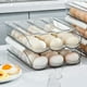 thumbnail image 5 of Titular De Huevo Cajón de huevos Contenedor de huevos para el hogar para refrigerador Organizador Bin (2 capas), 5 of 5