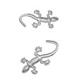 thumbnail image 3 of Jinyi Car Stickers, -dimensal Metal Car Sticker Cko Auto Car Styling Rative Decal(2pcs, Silver), 3 of 5