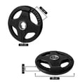 thumbnail image 4 of Par de Discos Olímpicos Tayga Rubber 4 Agarres 10 Lb, 4 of 5