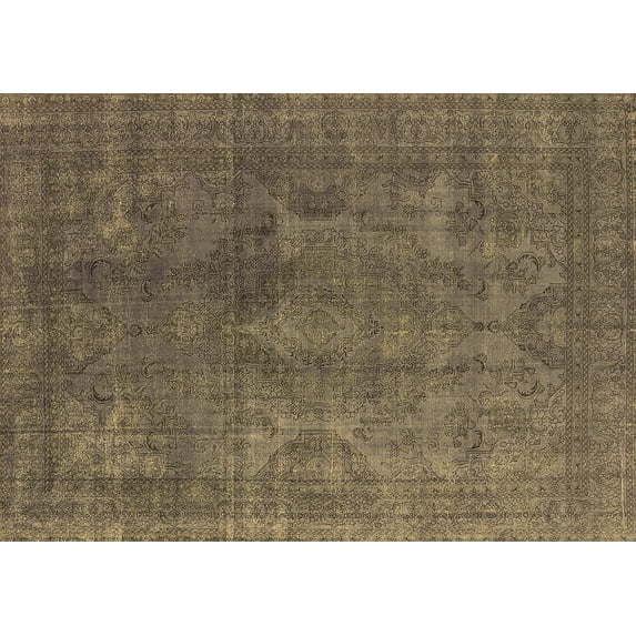Ahgly Company Indoor Rectangle Persian Brown Bohemian Area Rugs, 2' x 4'