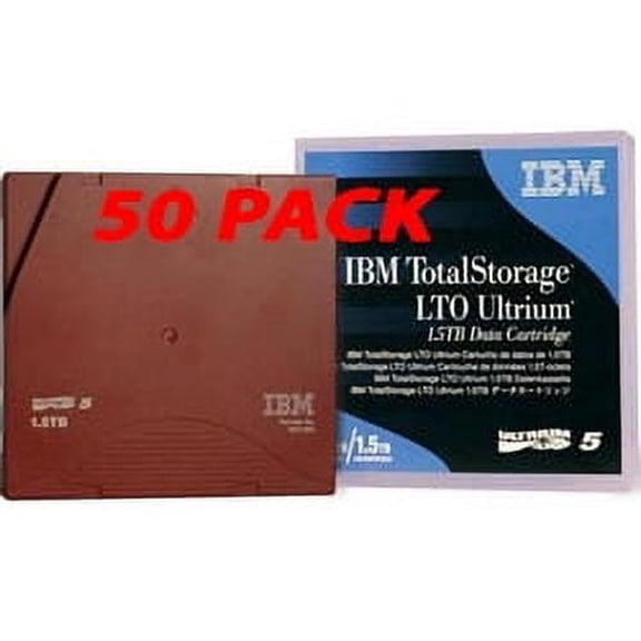 IBM LTO Ultrium-5 1.5TB/3.0TB 50 PACK