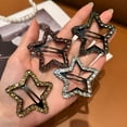 thumbnail image 3 of DESIGNICE 4Pcs Stars Hair Clips,Metal Toddler Hair Clips,Hair Clips for Women,Combination Style3, 3 of 5