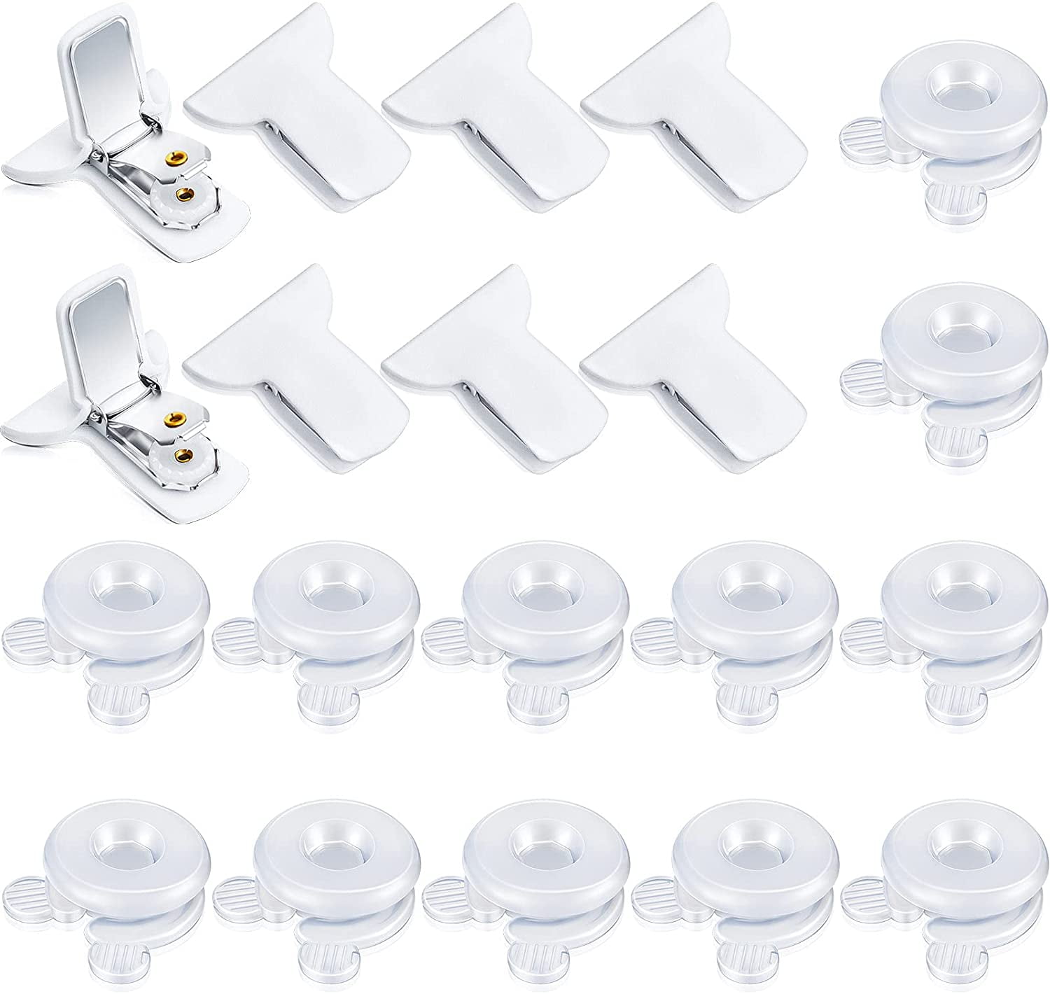 Padded Comforter Clips Duvet Comforter Clips, 8 Pieces White Padded