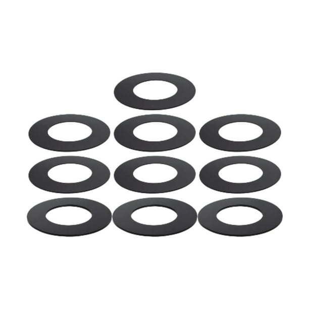 Juego de 10 espaciadores para pasadores de cucharón y cucharones para minicargadoras de excavadoras, juntas y arandelas de 40 mm para EH45, Kh91,