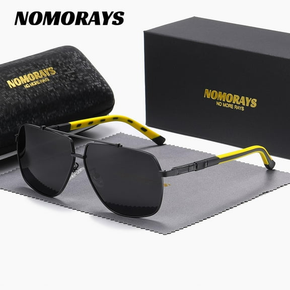 NOMORAYS Unisex Trendy Stylish Trend Full Frame Sunglasses Outdoor Casual Polarized Sunglasses