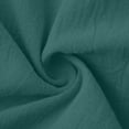 thumbnail image 7 of Linen Jumpsuit for Women Playsuits Wide Leg Dressy Pants Overall Ladies Summer Casual Dungarees Romper with Pockets Green XXL, 7 of 7