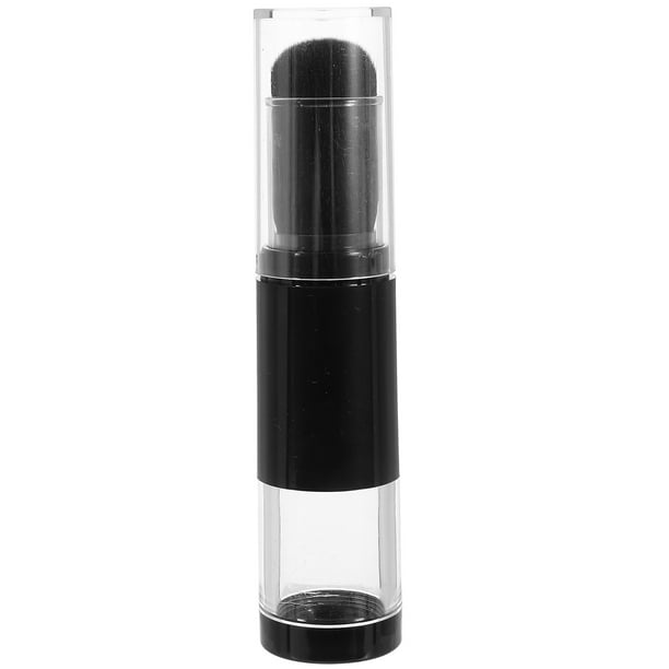 Brocha para base Brocha para maquillaje Brocha para rubor de viaje con frasco de botella de polvo suelto recargable