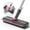 Pink, variant on Floor Scrub Brush 3 in 1 Scrape and Heavy-Duty Stiff Bristle Scrubber Brush for Cleaning Shower Bathroom, Patio, Garage, Kitchen, Wall and Deck with Long Handle