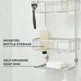 Aluminum Shower Caddy with 3 Shelves, Better Homes & Gardens Rust Proof