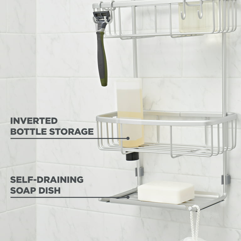 2 Tier Venus Rust Proof Shower Caddy Aluminum - Better Living Products