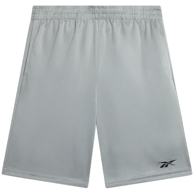 Shorts de básquet para niño Reebok talla 8 gris claro con bolsillos