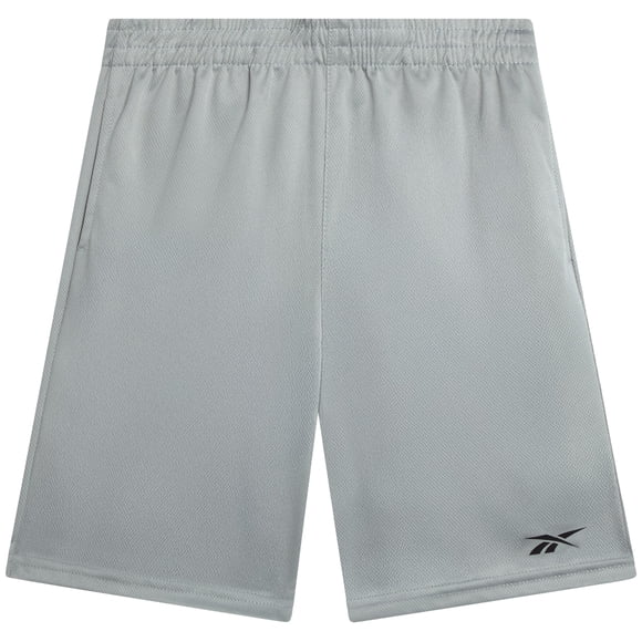 Shorts de básquet para niño Reebok talla 8 gris claro con bolsillos