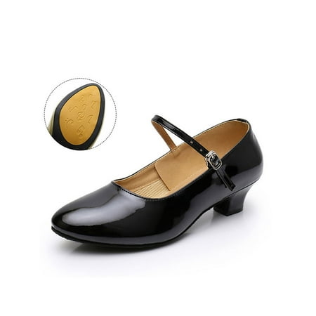 

Fangasis Girls Comfort Cheerleading Shoe Lace Up Lightweight Cheer Shoes Training Breathable Dance Sneakers 3.5cm Black Platform 8