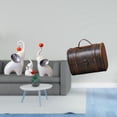 thumbnail image 2 of CarpNettore Elephant Family Sculptures and Wooden Jewelry Box Organizer Vintage Decorative Storage Chest for Rings and Animal Figurines Home Decor, 2 of 8