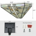 thumbnail image 6 of Tiffany Style Wall Sconces with Stained Glass Wall Light, 6 of 7