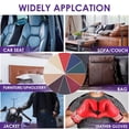 thumbnail image 3 of Smlper 2 Pack Leather Repair Patch Tape, 12" x 8" Furniture Leather Strong Self Adhesive Tape for Sofas Couch Car Seats Cabinets Bags, Anti Scratch Patches, First Aid Patch, Fixing Leather(Coffee), 3 of 6