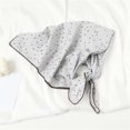 thumbnail image 2 of HNMKIU Silk Scarves Large Printed Floral Bandana Head Wrap Protective Coverage Hair Neck Scarf For Women Light Gray,One Size, 2 of 5