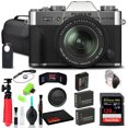 thumbnail image 1 of FUJIFILM Cámara Mirrorless X-T30 II c/ Lente 18-55mm (plat.) (16759706) c/ Tarj. SD Extreme Pro 128GB + Estuche + 2x Bat. Compat. + Carg. Extra + Trípode + Kit Filtros + Ctrl. Remoto, 1 of 6