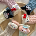 thumbnail image 3 of Sanrio-Calcetines cálidos de terciopelo Coral con personajes de dibujos animados, Hello Kitty Kuromi, muñeca bordada, calcetines versátiles para el hogar, calcetines para dormir, 3 of 5
