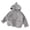 A1@Grey367, variant on Infant Boys Zip Up Hoodie Knit Ribbed Full Zip Pom Pom Hat Jacket Long Sleeve Fall Winter Warm Outerwear with pockets, Sizes 7-11