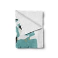 thumbnail image 2 of Cartoon Soft Flannel Fleece Throw Blanket, I Love the Sea Message with Boat Seagulls Shark and School of Fish Marine Theme, Cozy Plush for Indoor and Outdoor Use, 50" x 70", Multicolor, by Ambesonne, 2 of 6