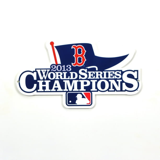 Boston Red Sox 2013 Champions du Monde de la Série 12" Logo en Acier Signe