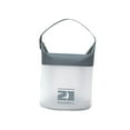 thumbnail image 4 of Bolsa de maquillaje transparente Fernando de TPU cosméticos portátil con asa a prueba de polvo multipropósito Gris, 4 of 8