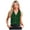 Dark Green, variant on Jizyo Women's Glittery Sequins Vest Top Sleeveless V Neck Button Crop Disco Dance Tops Red M