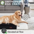 thumbnail image 6 of Ophanie Black Orthopedic Dog Bed for Large Dogs with Non-Slip Bottom, Waterproof and Machine Washable Removable Pet Bed Cover,Size(41"x28"x4"), 6 of 8