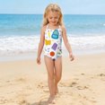 thumbnail image 5 of CCRFTGI Girls Swimsuit 10-12 Summer One Piece Beach Swimwear Cute Basketball School Bag Bikini Sets Swimming Girls Fashion Bathing Suits for Kids Purple 9-10 Years, 5 of 8