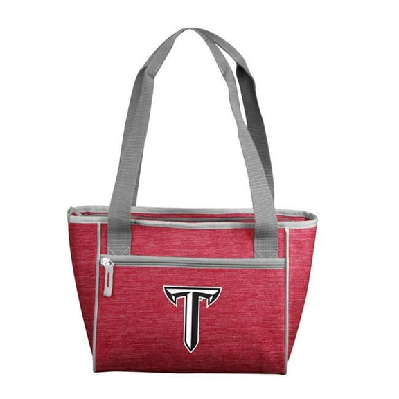 Logo Brands 259-83-CR1 Troy University Crosshatch 16 Can Cooler Tote
