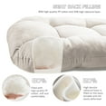 thumbnail image 5 of Lovote 5 in 1 Glider Rocker Replacement Cushions Set - Soft Thicken Suede Rocking Chair Cushion with Ottoman Cover for Indoor Nursery Glider Rocking Chair, Beige, 5 of 7