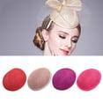 thumbnail image 4 of COMEET hat base, Sinamay Fascinator Base for Women Headwear Millinery Party Hat Base Breathable Round Fascinators Accessories, 4 of 20