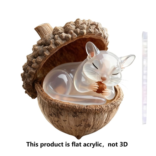 Colgante para Árbol de Navidad con Animales Del Bosque de 10 Cm, Regalo Navideño