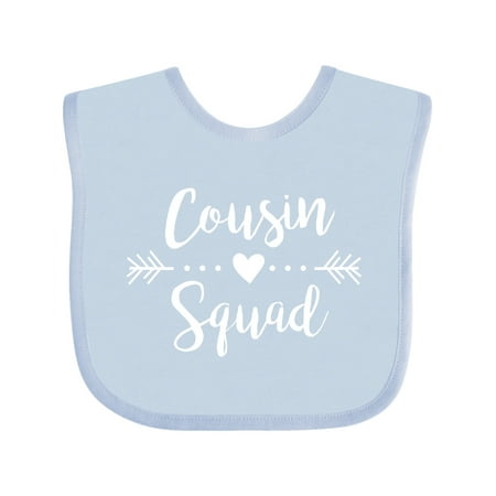 

Inktastic Cousin Squad Gift Baby Boy or Baby Girl Bib