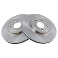 thumbnail image 3 of TRQ Front Brake Rotors Set Vented Fits Select 2001-2010 Chrysler PT Cruiser 2003-2005 Dodge Neon, 3 of 5