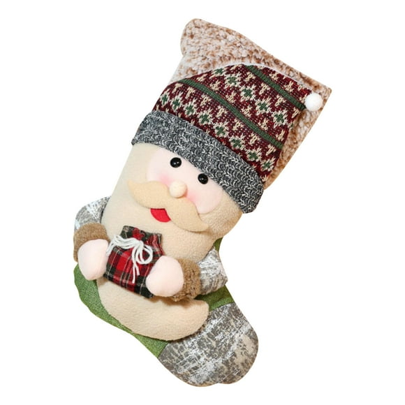 Jamicy Cozy Socks Clearance Sales Christmas Stockings Large Snowman Stockings for Xmas Party Personalized Decoration Stockings