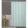 thumbnail image 5 of S4Sassy Green Dalmatian Dog Water Repellent Bath Shower Curtain With Roller Rings Hook-60 x 70 Inch, 5 of 6