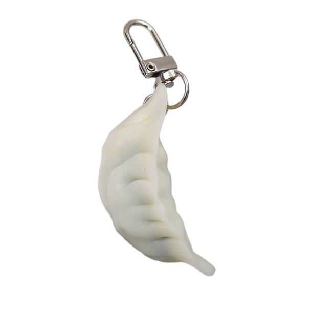 Simulación Dumpling Modelo Llavero Cute Food Colgante Dumplings Fotografía Atrezzo Realista Dumpling Llavero