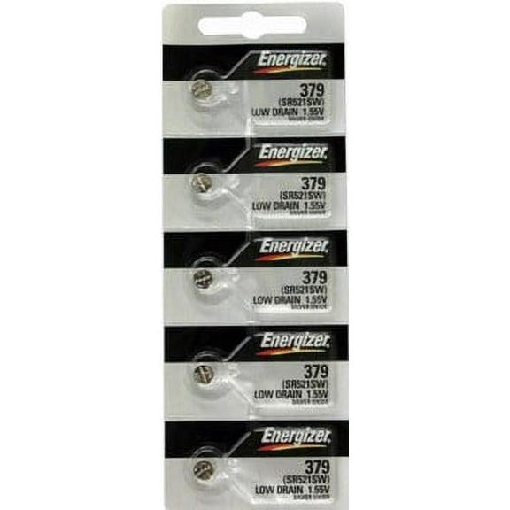 Energizer 379 - SR521 Silver Oxide Button Battery 1.55V - 25 Pack   FREE SHIPPING!