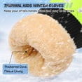 thumbnail image 2 of Guantes de nieve de invierno MoKo, impermeables, con puños elásticos para niños, 2 of 7