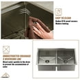 thumbnail image 6 of CASAINC 33" Stainless Steel Double Bowl Undermount Workstation Kitchen Sink with Accessories, Brushed Stainless Steel, 6 of 8