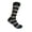 Black with Gray, variant on Burgundy(Claret/Sangria/Maroon/Wine) with Gold Yellow Color Mid-calf Stripes(Zebra Stripes) Dress Casual Socks for Men
