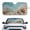 Beach Starfish Seashell Design, variant on HUIACONG Starfish Seashell Beach Print Foldable Sunshade for Car Windshield Front Window for Auto Sedans Car Windshield Sun Shade Reflective